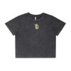 Wo's Stone Wash Heavy Crop Tee Thumbnail