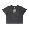 Wo's Stone Wash Heavy Crop Tee Thumbnail