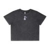 Wo's Stone Wash Heavy Crop Tee Thumbnail