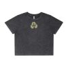Wo's Stone Wash Heavy Crop Tee Thumbnail