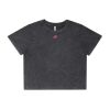 Wo's Stone Wash Heavy Crop Tee Thumbnail