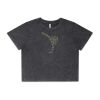 Wo's Stone Wash Heavy Crop Tee Thumbnail