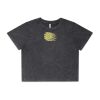 Wo's Stone Wash Heavy Crop Tee Thumbnail