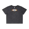 Wo's Stone Wash Heavy Crop Tee Thumbnail