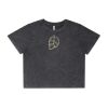 Wo's Stone Wash Heavy Crop Tee Thumbnail