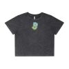 Wo's Stone Wash Heavy Crop Tee Thumbnail