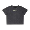 Wo's Stone Wash Heavy Crop Tee Thumbnail