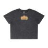 Wo's Stone Wash Heavy Crop Tee Thumbnail