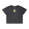 Wo's Stone Wash Heavy Crop Tee Thumbnail