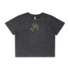 Wo's Stone Wash Heavy Crop Tee Thumbnail
