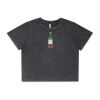 Wo's Stone Wash Heavy Crop Tee Thumbnail