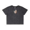 Wo's Stone Wash Heavy Crop Tee Thumbnail