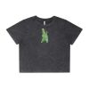 Wo's Stone Wash Heavy Crop Tee Thumbnail