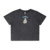 Wo's Stone Wash Heavy Crop Tee Thumbnail