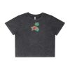Wo's Stone Wash Heavy Crop Tee Thumbnail