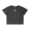 Wo's Stone Wash Heavy Crop Tee Thumbnail