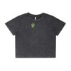 Wo's Stone Wash Heavy Crop Tee Thumbnail