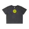 Wo's Stone Wash Heavy Crop Tee Thumbnail
