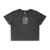 Wo's Stone Wash Heavy Crop Tee Thumbnail