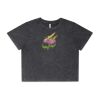 Wo's Stone Wash Heavy Crop Tee Thumbnail