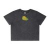 Wo's Stone Wash Heavy Crop Tee Thumbnail