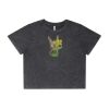 Wo's Stone Wash Heavy Crop Tee Thumbnail