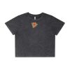 Wo's Stone Wash Heavy Crop Tee Thumbnail