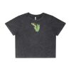 Wo's Stone Wash Heavy Crop Tee Thumbnail