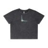 Wo's Stone Wash Heavy Crop Tee Thumbnail