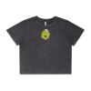 Wo's Stone Wash Heavy Crop Tee Thumbnail
