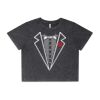 Wo's Stone Wash Heavy Crop Tee Thumbnail