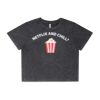 Wo's Stone Wash Heavy Crop Tee Thumbnail