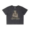 Wo's Stone Wash Heavy Crop Tee Thumbnail