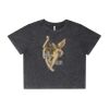 Wo's Stone Wash Heavy Crop Tee Thumbnail