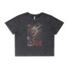 Wo's Stone Wash Heavy Crop Tee Thumbnail