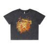 Wo's Stone Wash Heavy Crop Tee Thumbnail