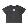 Wo's Stone Wash Heavy Crop Tee Thumbnail