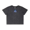 Wo's Stone Wash Heavy Crop Tee Thumbnail