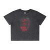 Wo's Stone Wash Heavy Crop Tee Thumbnail