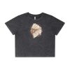 Wo's Stone Wash Heavy Crop Tee Thumbnail