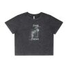 Wo's Stone Wash Heavy Crop Tee Thumbnail