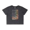 Wo's Stone Wash Heavy Crop Tee Thumbnail