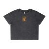 Wo's Stone Wash Heavy Crop Tee Thumbnail