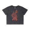Wo's Stone Wash Heavy Crop Tee Thumbnail