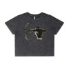 Wo's Stone Wash Heavy Crop Tee Thumbnail