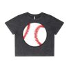 Wo's Stone Wash Heavy Crop Tee Thumbnail